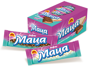 “Маца” тунквана вафла ( кафява или бяла ) с тахан халва