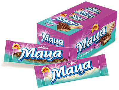 “Маца” тунквана вафла ( кафява или бяла ) с тахан халва
